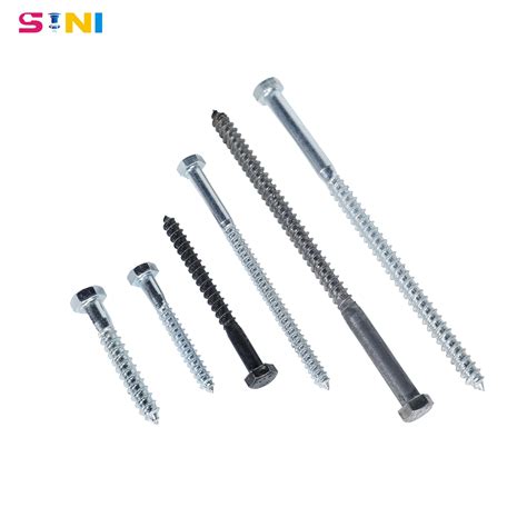 Stainless Steel Lag Wood Screws Bulk Hex Head Coach Screw Bolt