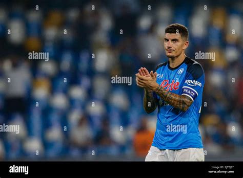 SSC Napoli's Italian defender Giovanni Di Lorenzo gesticulate during ...