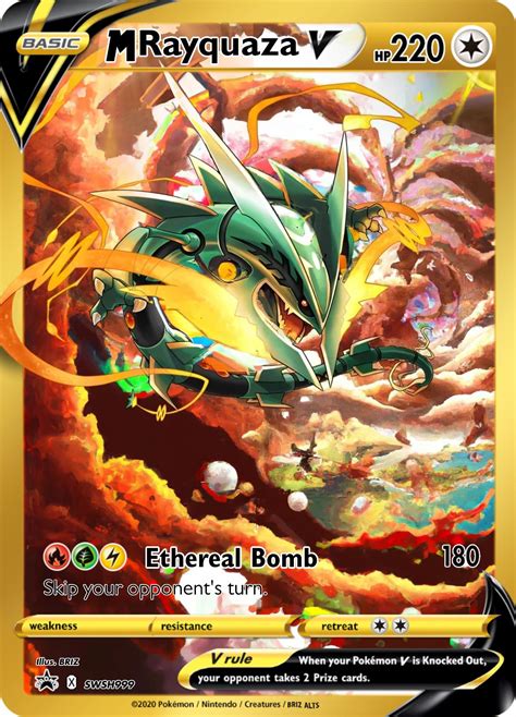 Mega Rayquaza Card