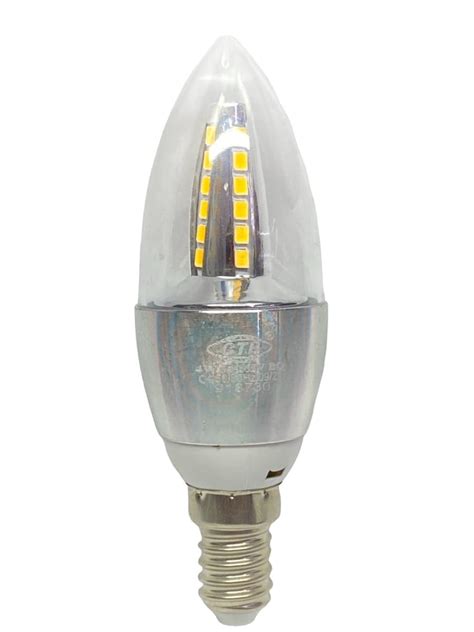 Lampada Led Vela E W K Branco Quente El Trico L Mpada Na