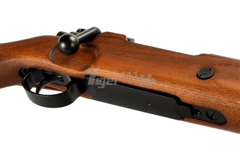 Gandg Kar98k 134a Green Gas Bolt Action Rifle Bk Real Wood Body