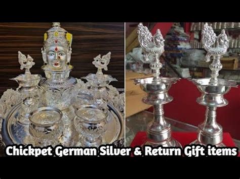 Chickpet Bangalore Wholesale German Silver Pooja Items Starting From