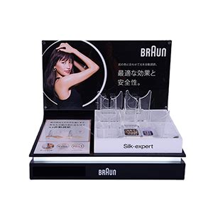 promote  acrylic pop cosmetic display stands soonxin