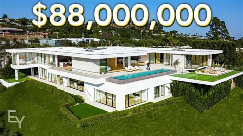 Inside a $88 Million Ultra Modern Beverly Hills Mansion - YouTube ...