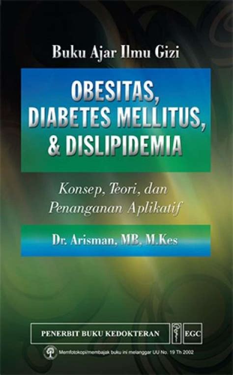 Promo Buku Obesitas Diabetes Melitus Dislipidemia Egc Dp Diskon