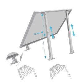 Supporto Per Modulo Solare Regolabile Fino A Gradi Sh Supporto