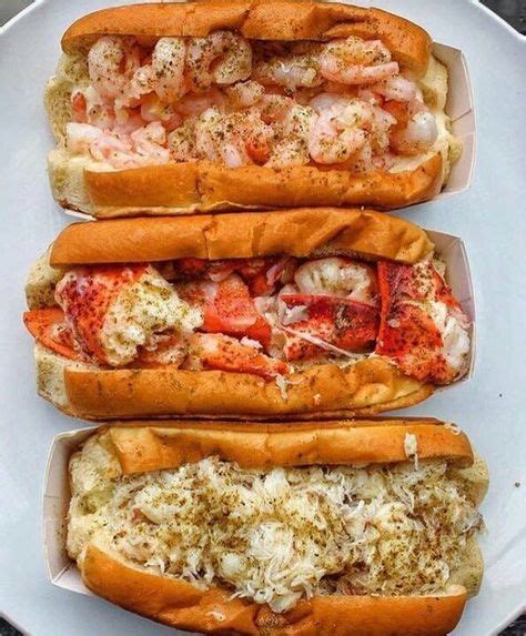 Shrimp Roll Lobster Roll And Crab Roll Gottalovedesss Lobster Recipes Recipes Lobster Roll