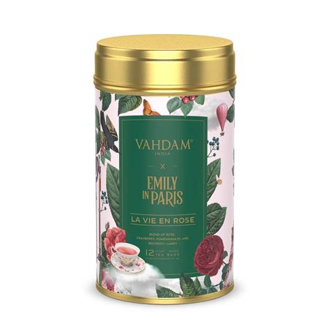 Vahdam X Emily In Paris Limited Edition Tea Bag Gift Set Pack Ucc