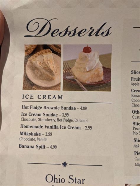 Menu At Dutch Valley Restaurant Sugarcreek Old Rte 39 Ne