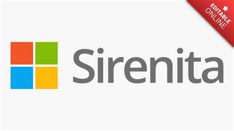 Sirenita Logotipo Microsoft Generador De Efectos De Texto