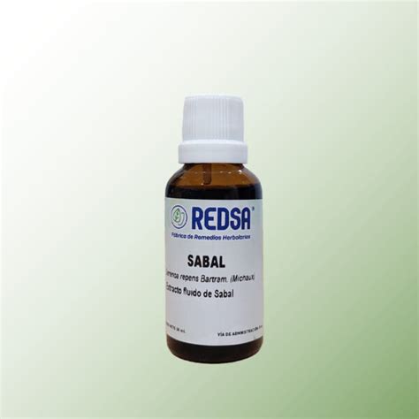 Frasco De Extracto Fluido De Sabal Redsa