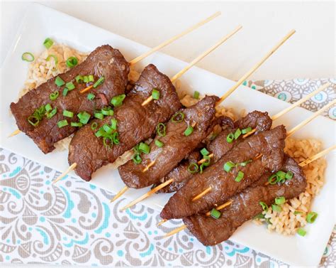 Grilled Teriyaki Beef Skewers Recipe Sidechef