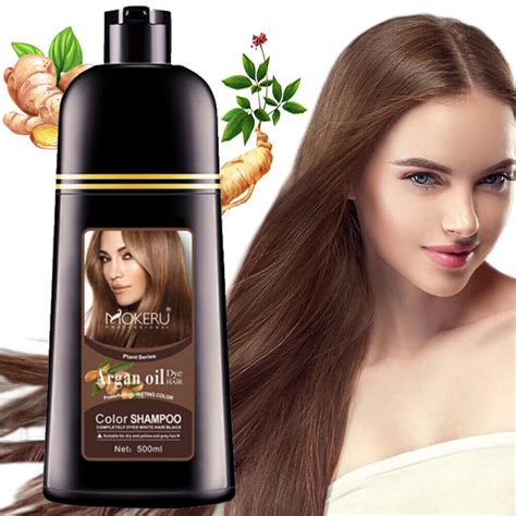 500ml Permanent Hair Dye Instant Fast Hair Dye Color Shampoos Natural Herbal Dye Ebay