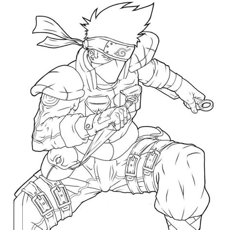 Nice Kakashi Coloring Page Download Print Or Color Online For Free