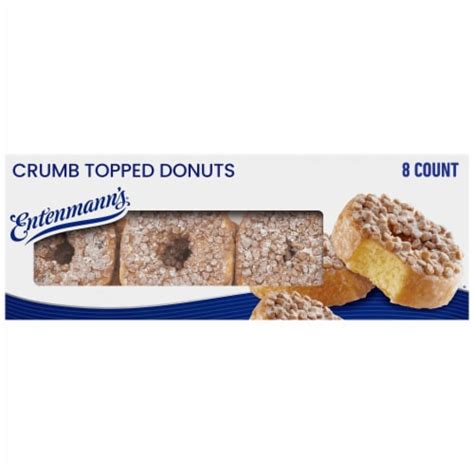 Entenmann's Crumb Topped Donuts, 8 pc / 1.94 oz - Kroger