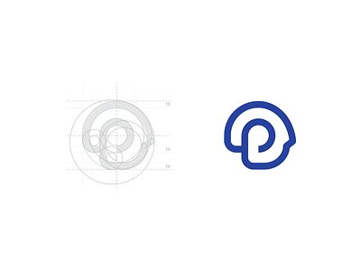 P head logo symbol by Michał Podciwiński on Dribbble