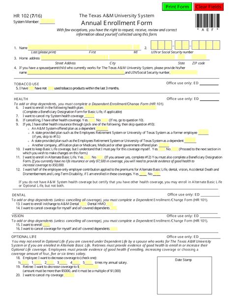 Form Hr102 Fill Out Sign Online And Download Fillable Pdf Texas Templateroller