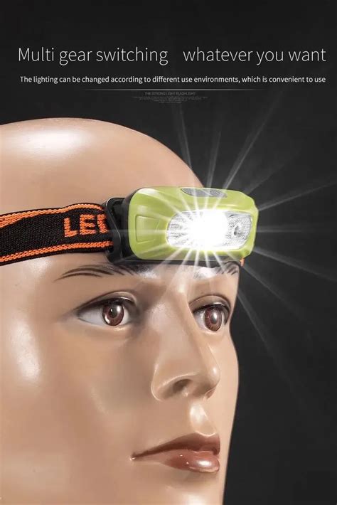 Mini Powerful Sensor Headlamp Night Fishing Camping Usb Flashlight Cob