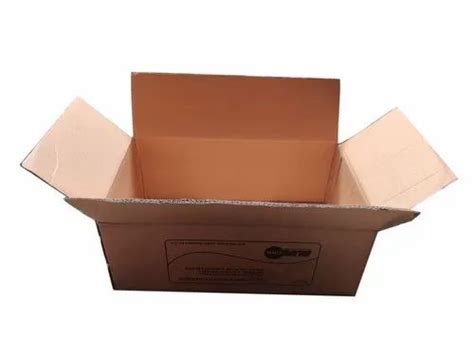 Brown Rectangular 5 Ply Printed Corrugated Box Size Lxwxh Inches