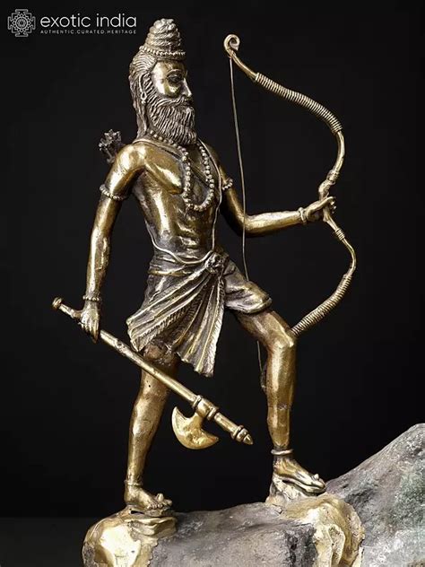 Lord Parashurama Original Sculpture Exotic India Art