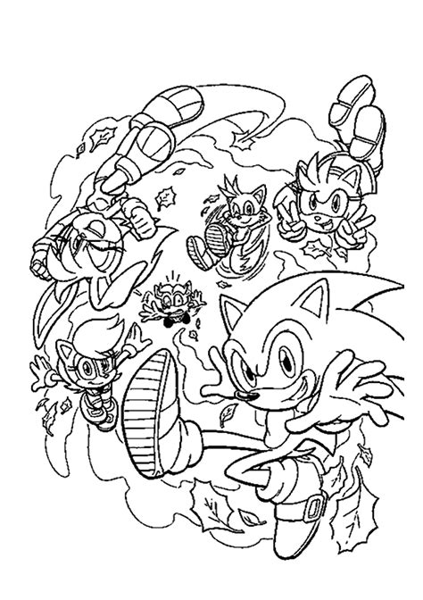 Sonic Para Colorir Vem Colorir