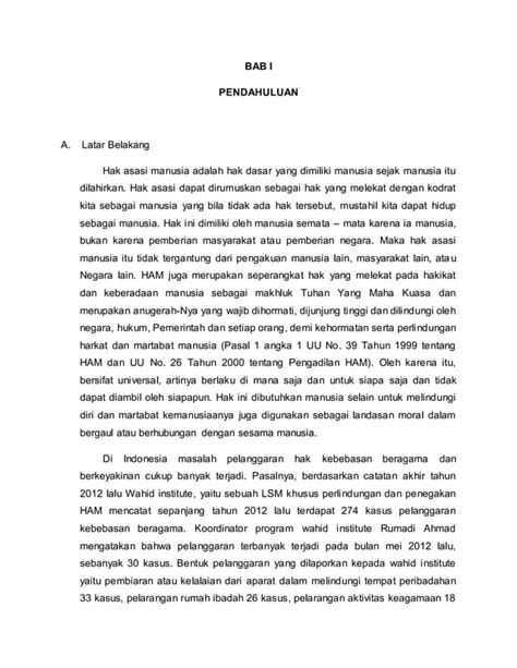 Makalah Kebebasan Beragama PDF