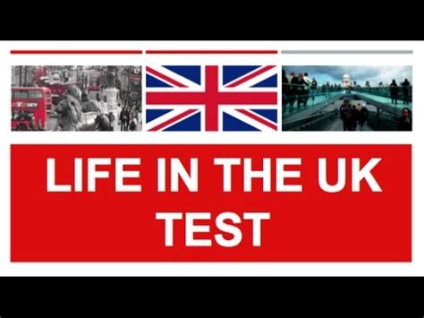 Life In The UK Test Practice Test Questions British Citizenship Test