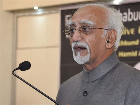 Sardar Patel Hindus Equally Responsible For Partition Hamid Ansari