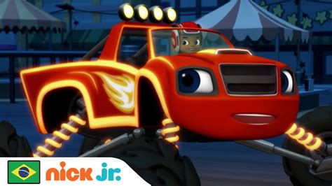 Blaze E Os Monster Machines Corridas Noturnas De Blaze Nick Jr Em