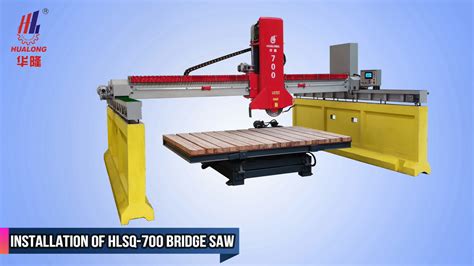 Hualong Stone Machinery Hlsq 700 Granite Marble Bridge Saw Slab Cutting