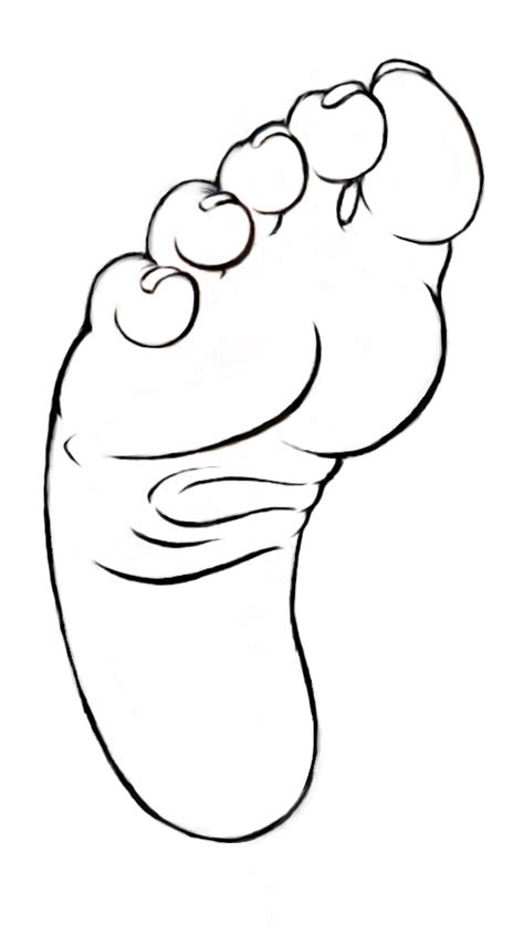 Female Foot Sketch 2 Weasyl