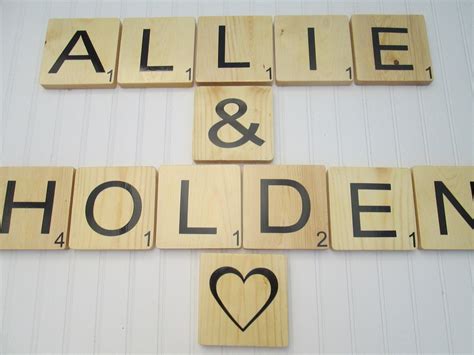 Large Scrabble Tiles Wooden Wall Letters By Southernmadesigns