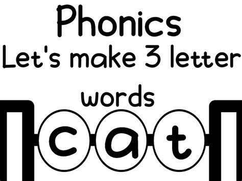 Phonics Make And Write 3 Letter Words Teaching Resources