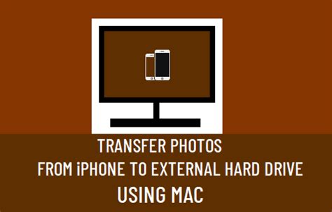 Transferir fotos desde iPhone a disco duro externo en Mac Guía 2024