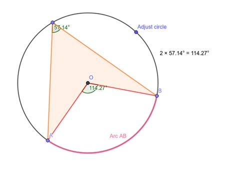 Angle Theorem 1 Geogebra