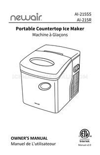 Newair AI 215SS Ice Machine Owner S Manual Ice Maker Manuals