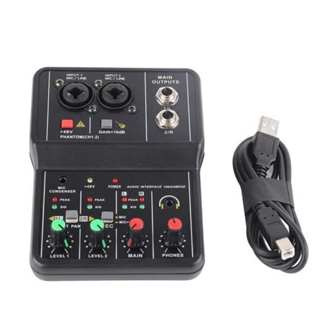 Vbestlife Table De Mixage Audio Pour Carte Son Console De Mixage Audio