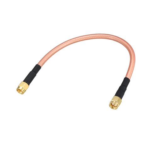 Low Loss Rf Coaxial Cable Connection Coax Wire Rg 142 Sma Male To Sma Male 20cm 1pcs