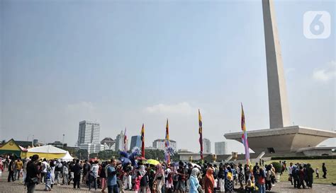 Semarak Lebaran Betawi Di Monas Foto Liputan