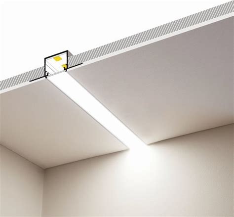 LINEA IN20 TRIMLESS EF LED Profile 1000 Raw Aluminum 1 M Raw