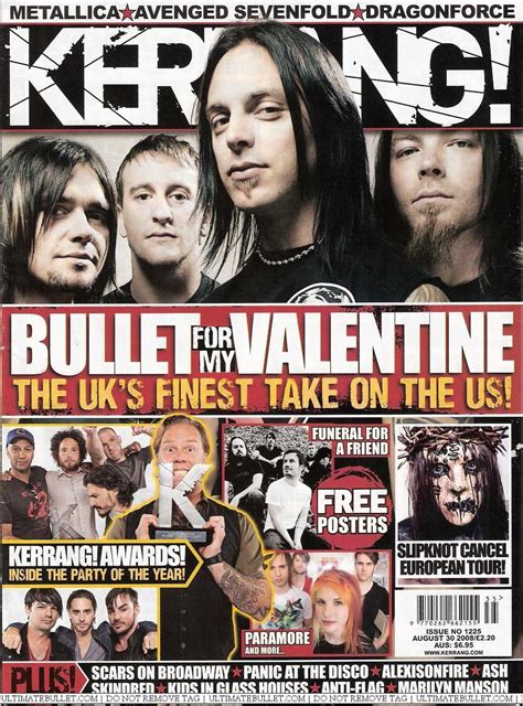 Kerrang August 2008 Bullet For My Valentine Photo 2251809 Fanpop