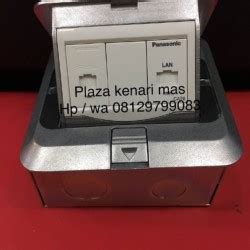 Jual Panasonic Stop Kontak Lantai Telpon Data Cat E Floor Soket Cat