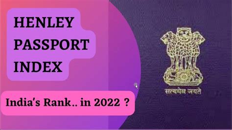 Henley Passport Indexhenleypassportindex Youtube