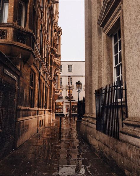 Polly Florence On Instagram Rainy Back Streets Of Cambridge Seeing