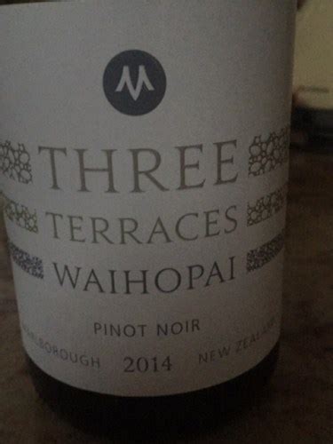 Marisco Vineyards Three Terraces Waihopai Pinot Noir Vivino US