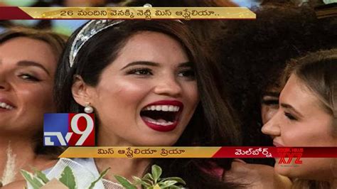 Indian Origin Priya Serrao Is The Newly Crowned Miss Universe Australia