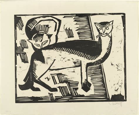 Karl Schmidt Rottluff On Twitter Karl Schmidt Rottluff Cats Katzen