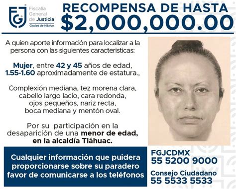 Este Es El Retrato Hablado De La Mujer Que Se Llevó A Fátima De La