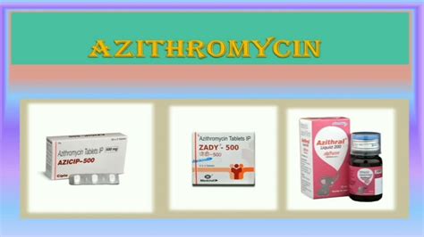 Azithromycin Uses Side Effects Dosage Brand Names Youtube