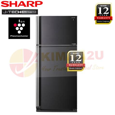 Sharp Sjp735mbk 700l J Tech Inverter Top Freezer Refrigerator Shopee Malaysia